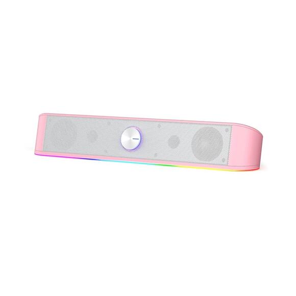 GS560 RGB Desktop Soundbar, 2.0 Channel Computer Speaker with Dynamic Lighting - Picture 1 of 4